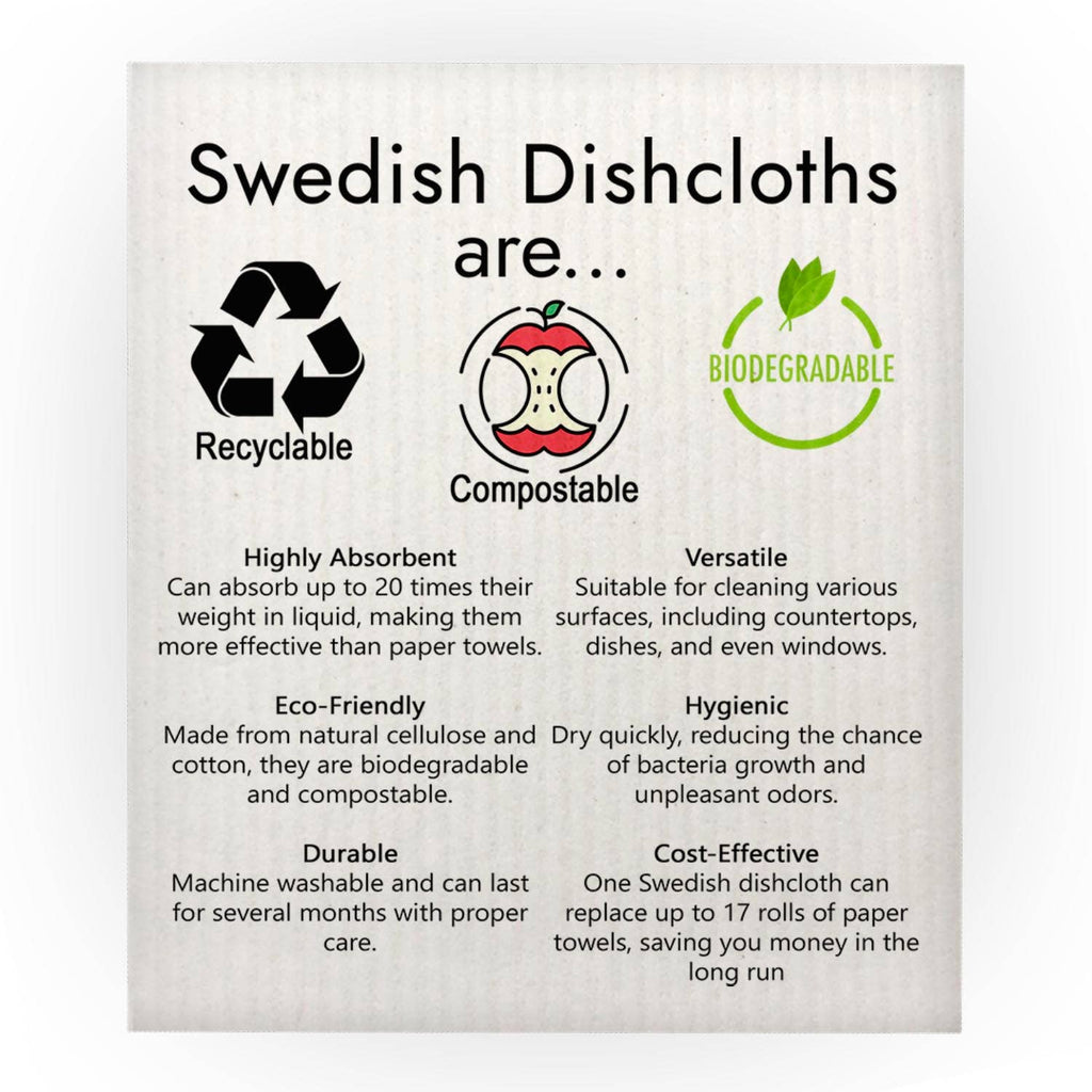USA Illustrated Map Since 1776 Swedish Cloth