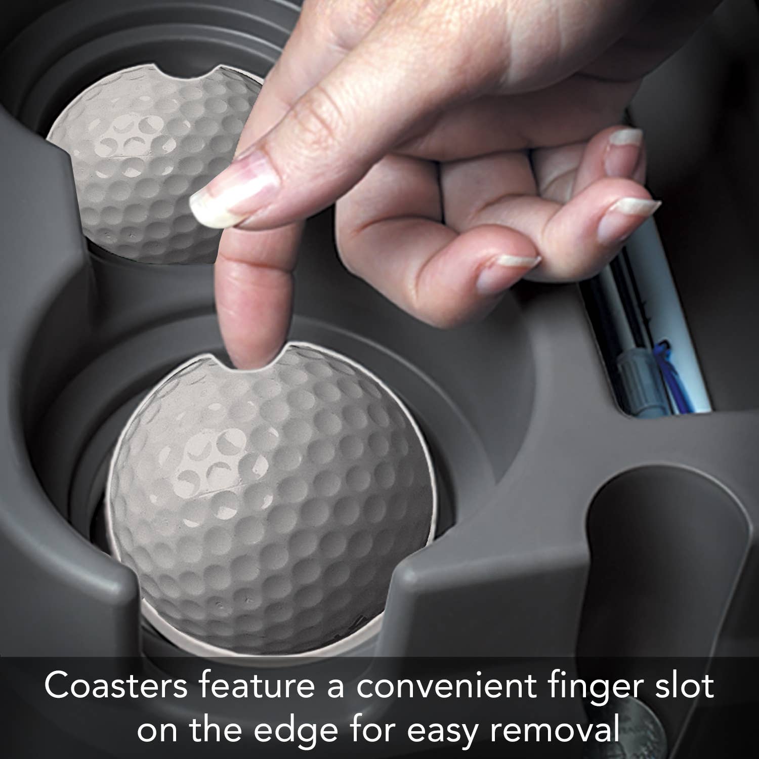 Golf Absorbent Stone Car Coaster