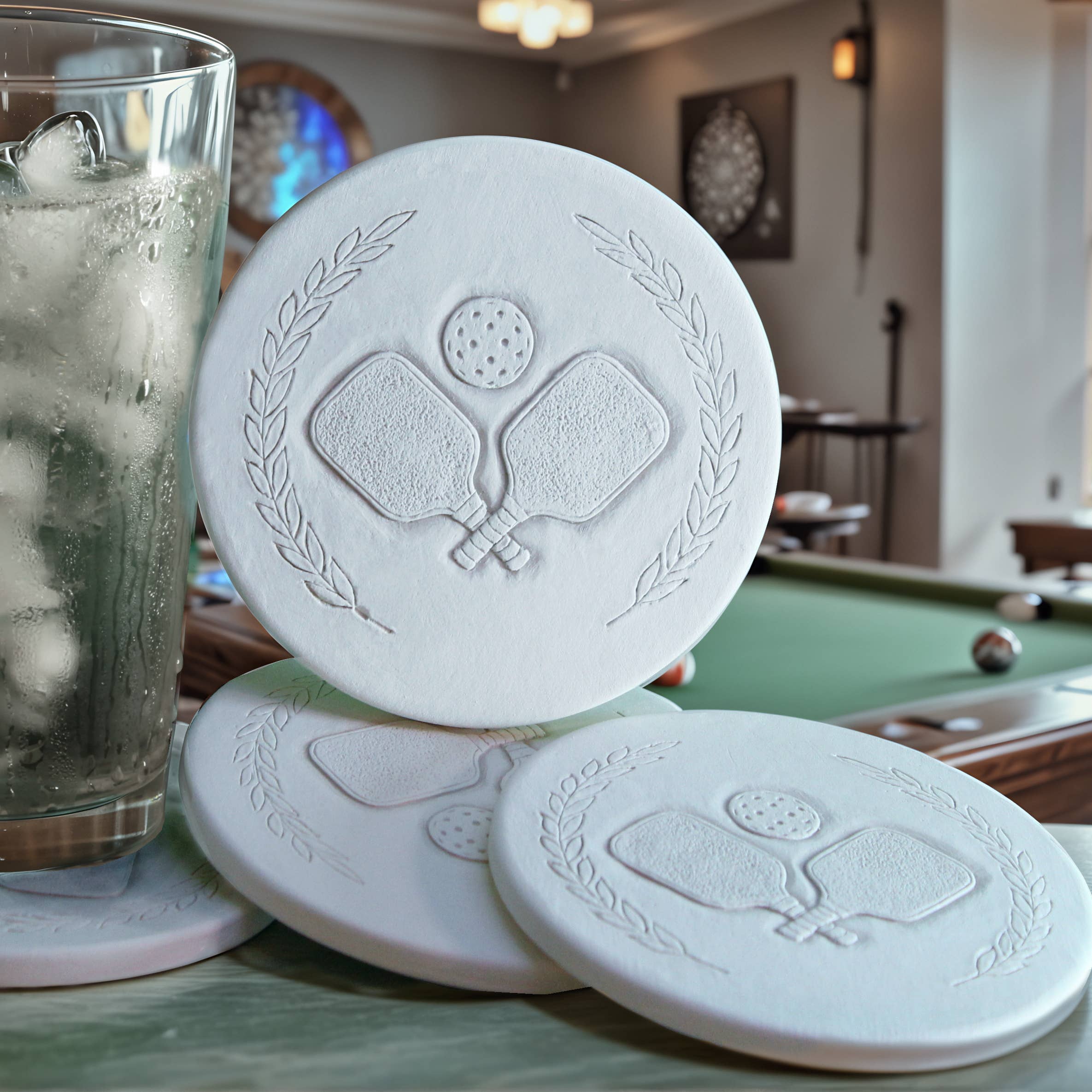 Pickleball Drink Coasters