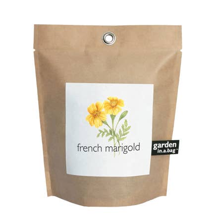 Garden in a Bag French Marigold | Cheerful Floral Gift