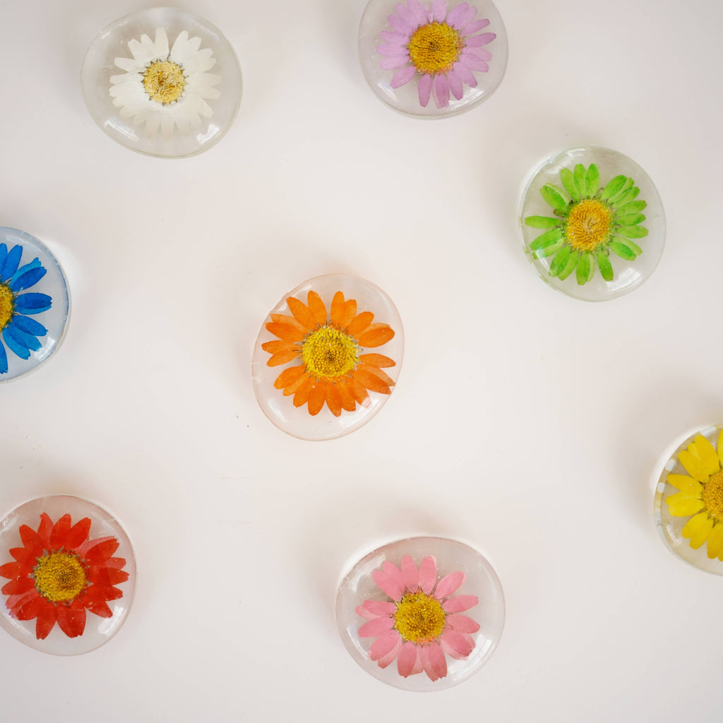 Real Flower Magnet - Glass Magnet