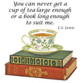 Books N Tea Flour Sack Towel