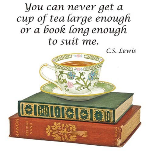 Books N Tea Flour Sack Towel