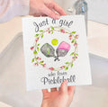 Just a Girl Who loves Pickleball Swedish Dish Cloth