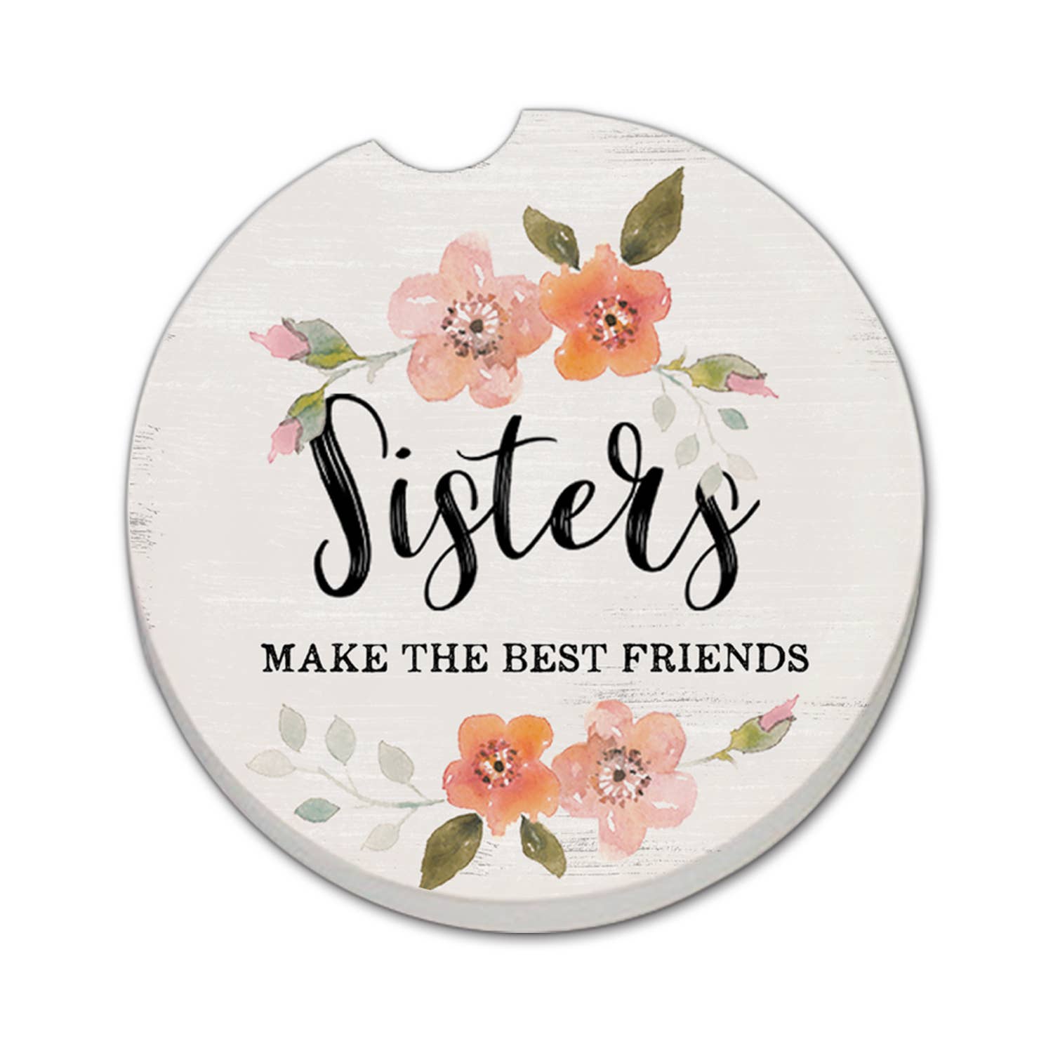 "Sisters" Stone Car Coaster