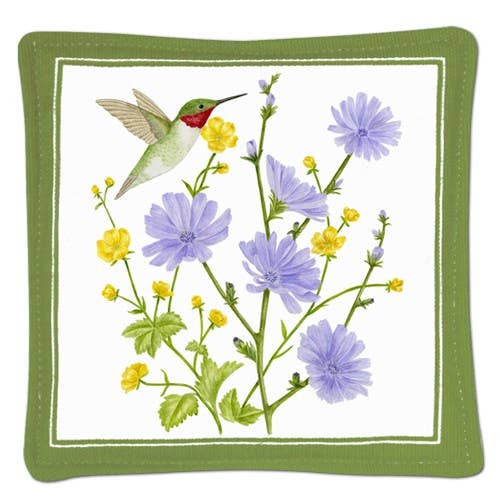 Single Spiced Mug Mat  Periwinkle