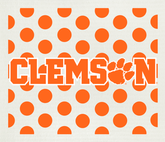Clemson University Swedish Cloth