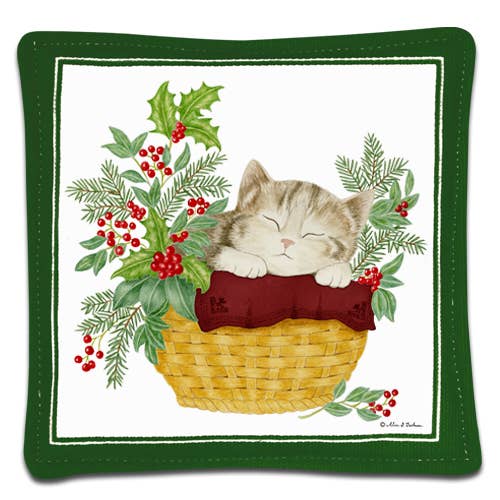 Single Spiced Mug Mat/Cat & Basket