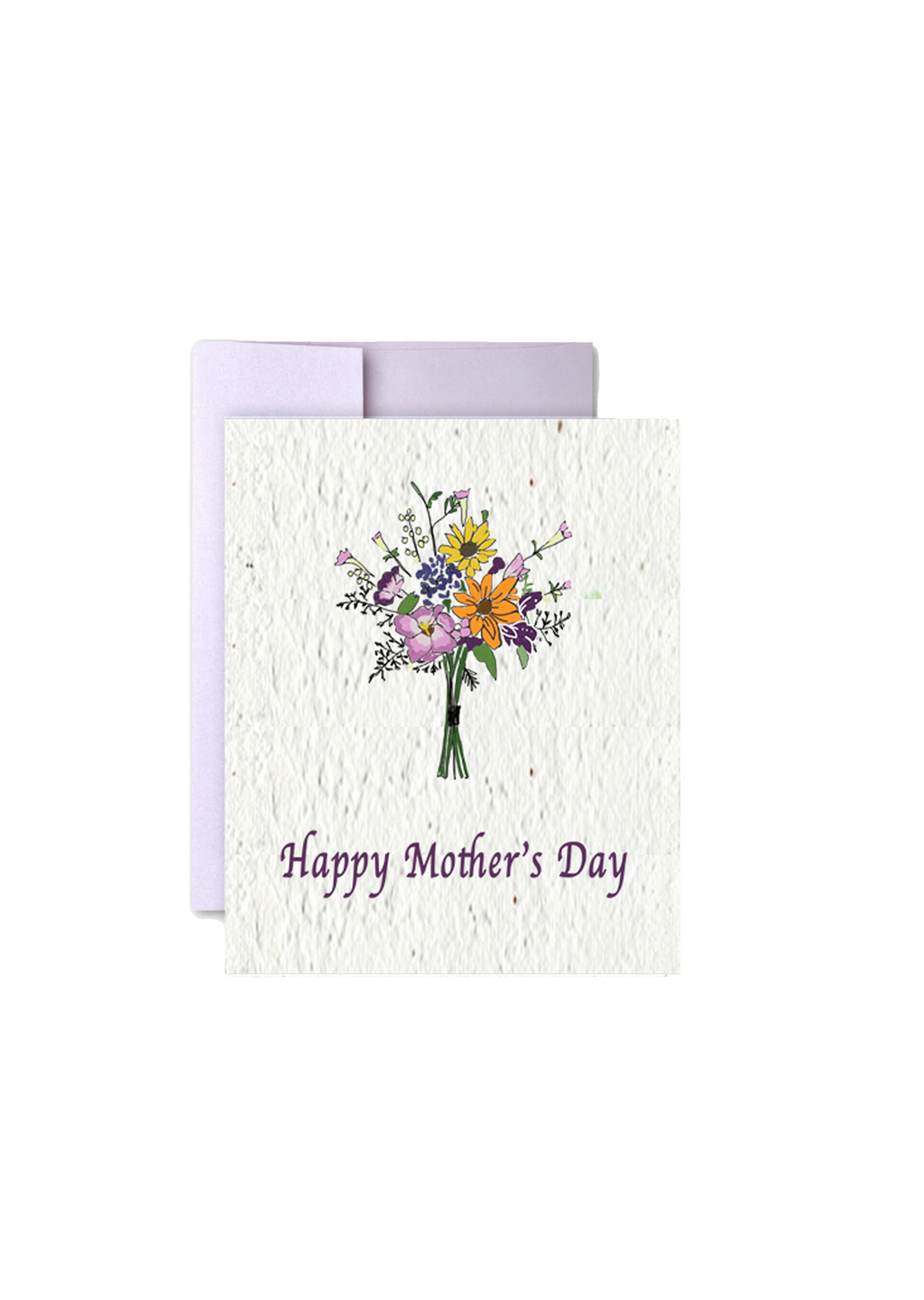 Nurtured Blooms Wildflower Seed Paper Mother's Day Card
