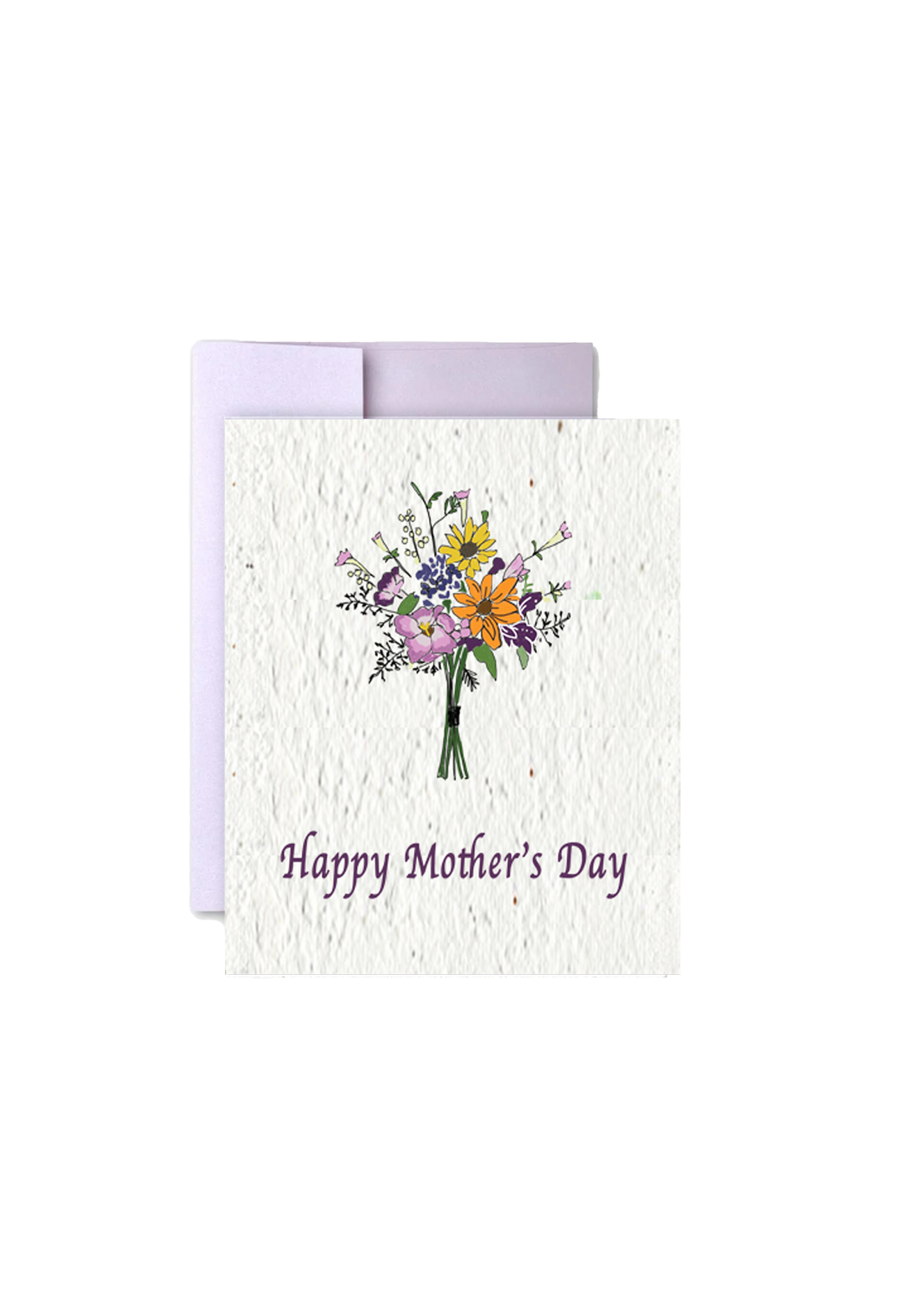 Nurtured Blooms Wildflower Seed Paper Mother's Day Card