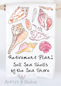 Beach Retirement Plan Tea Towel