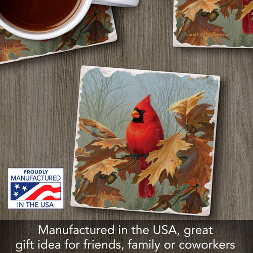 Cardinal Absorbent Stone Coaster