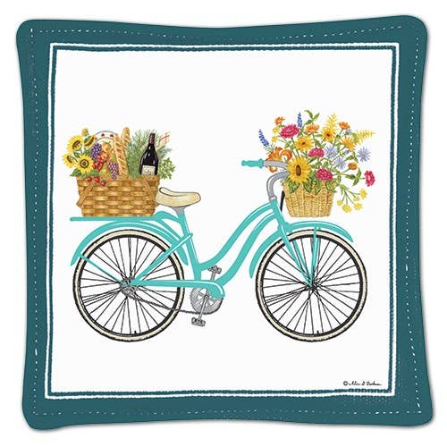 Single Spiced Mug Mat  Spring Bike