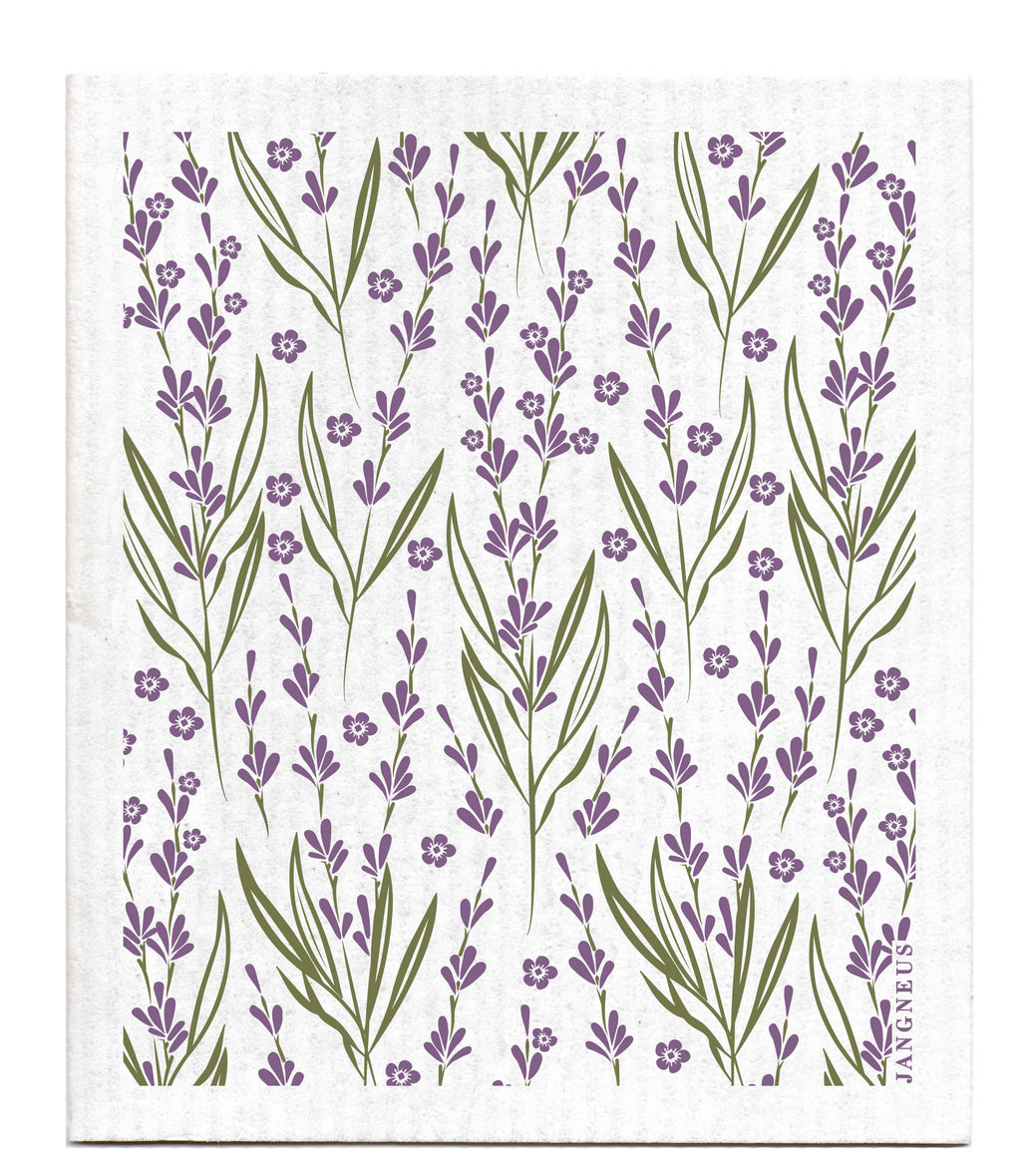 Swedish Dishcloth - Lavender - Green