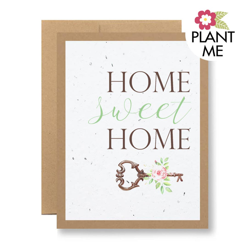 Plantable Seed Paper Greeting Card - Home Sweet Home