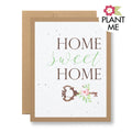 Plantable Seed Paper Greeting Card - Home Sweet Home