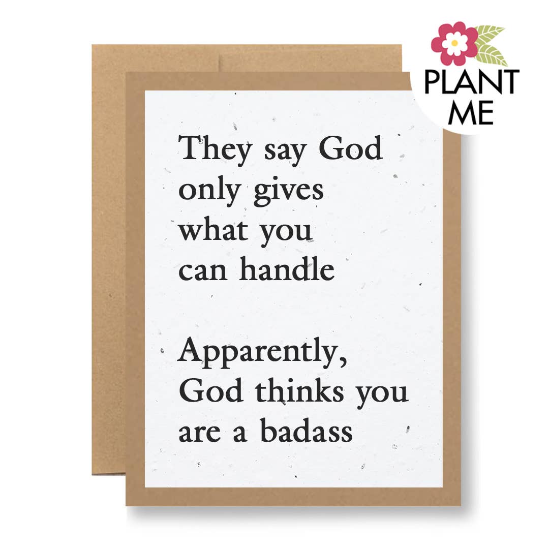 Seed Card-God only gives us what we can handle