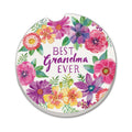 "Best Grandma" Absorbent Stone Car Coaster