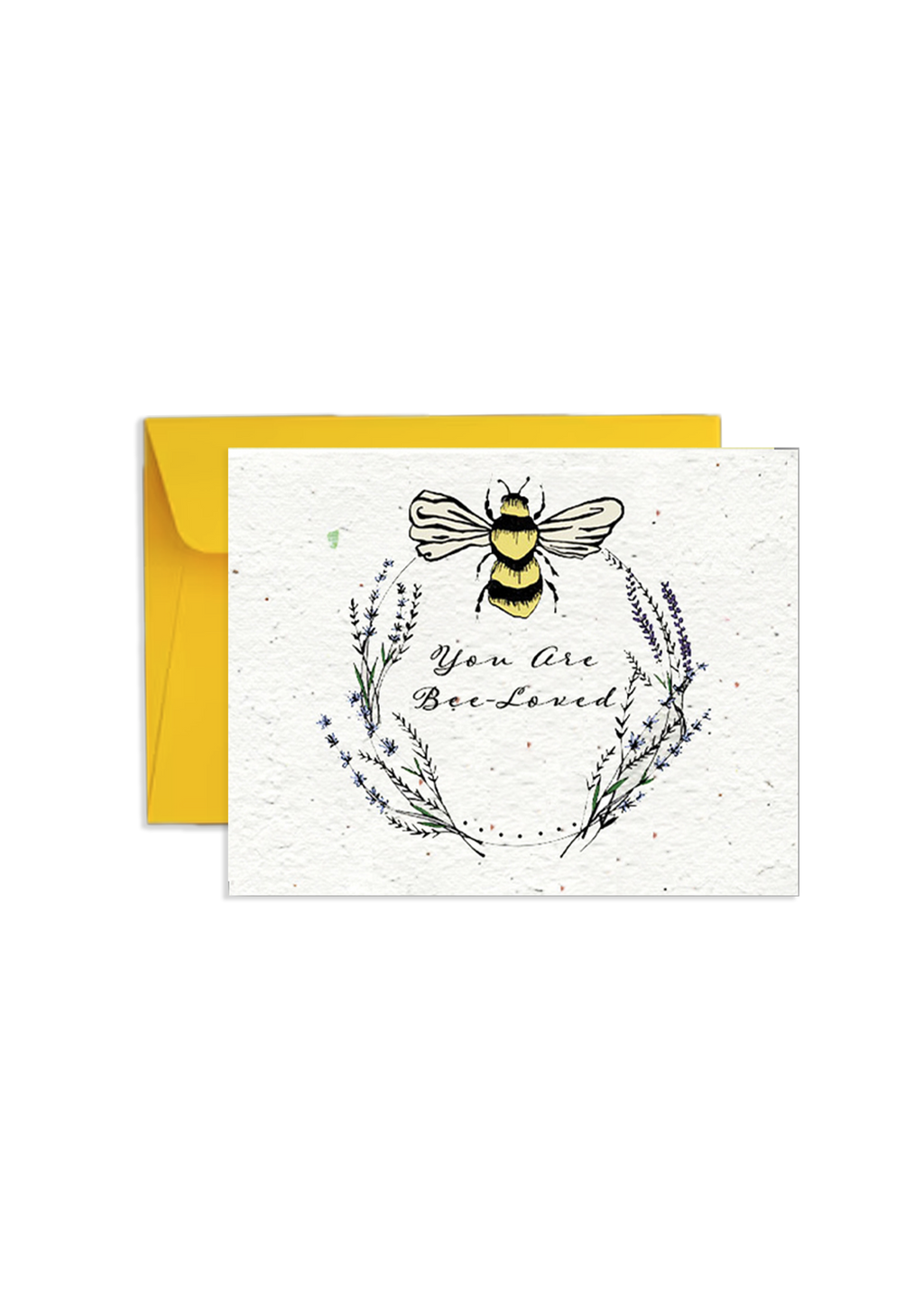 Bee-Loved Blooms Wildflower Seed Greeting Card