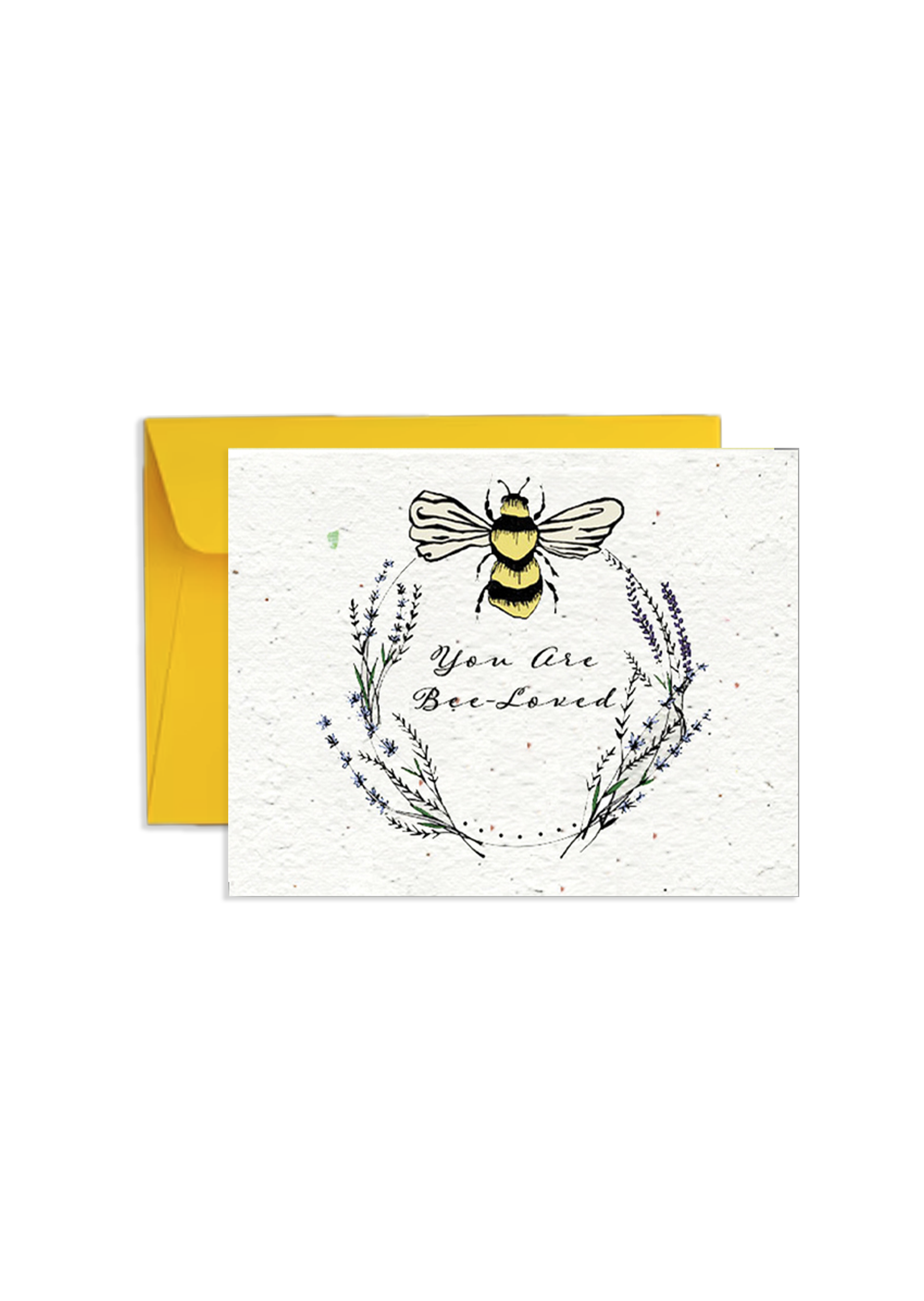 Bee-Loved Blooms Wildflower Seed Greeting Card