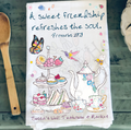 A Friendship Refreshes the Soul Tea Party Tea Towel