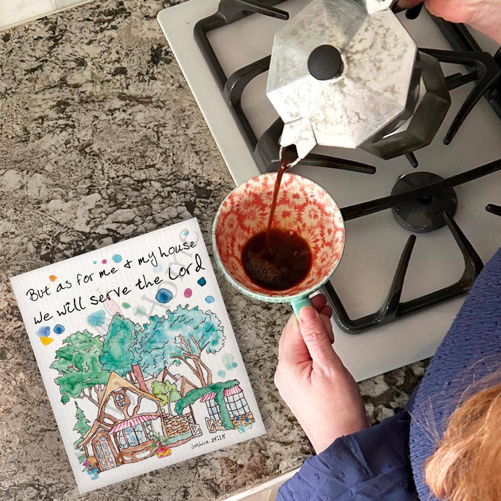 My House Will Serve the LORD Swedish Cloth