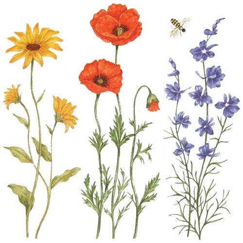 Floral Flour Sack Towel