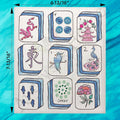 Mahjong Tiles Swedish Dishcloth – Game Lover Decor