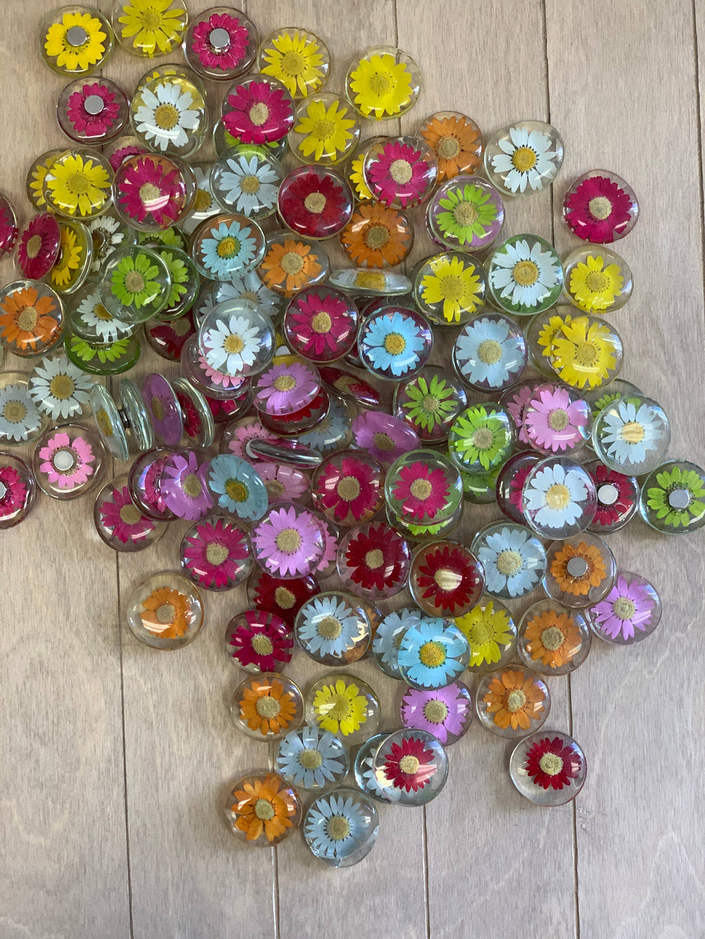 Real Flower Magnet - Glass Magnet