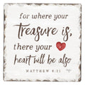 For where your treasure is