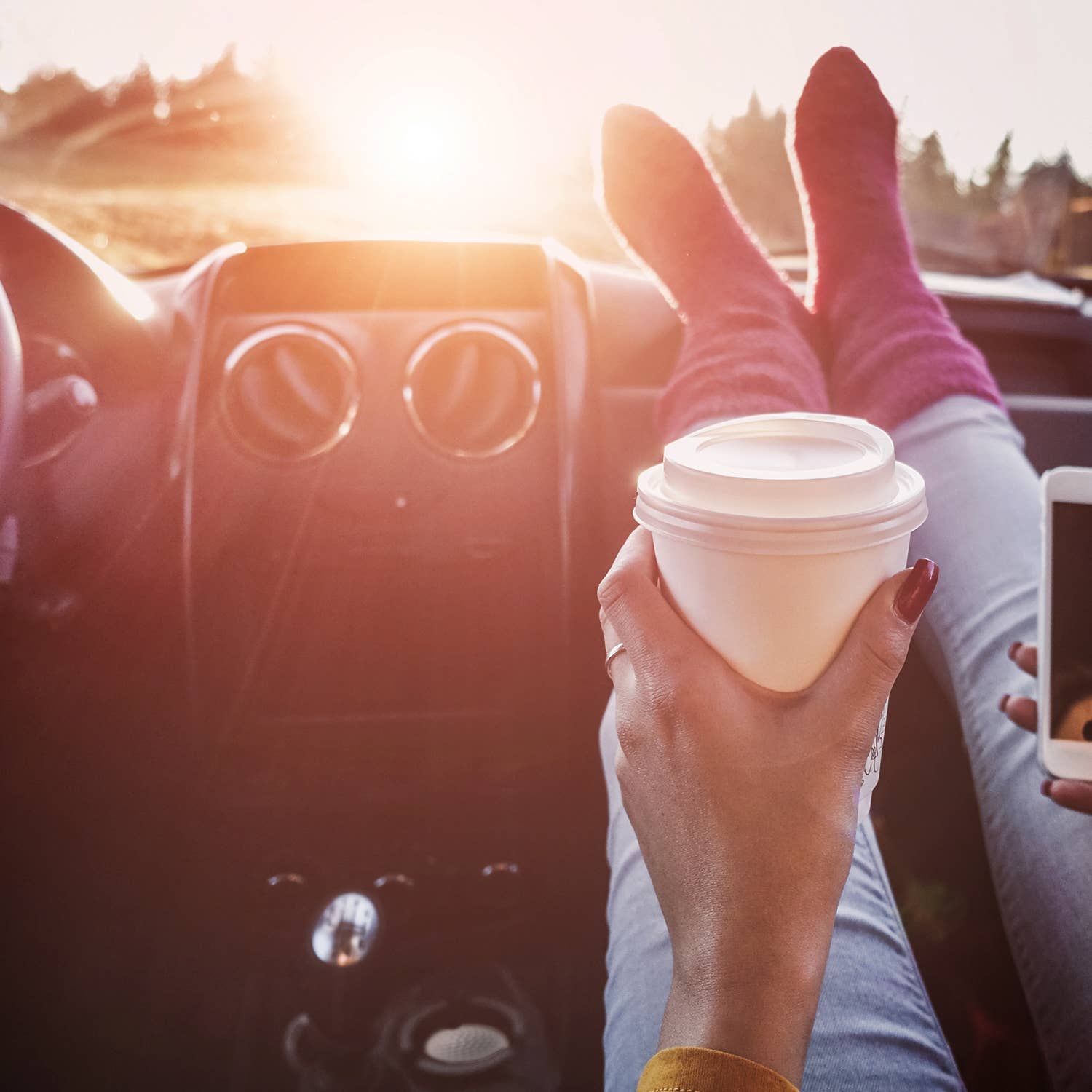 Golf Absorbent Stone Car Coaster