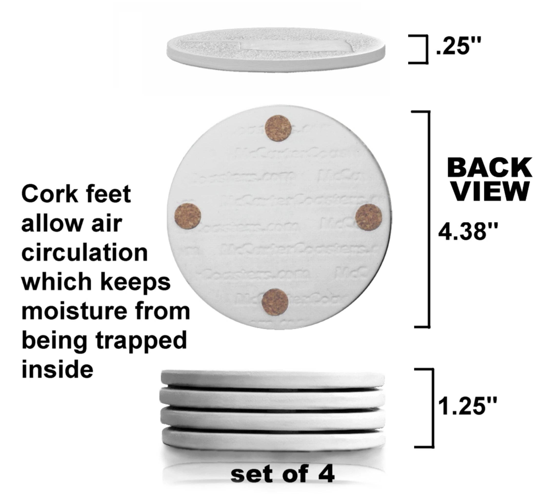 Sand Dollar Drink Coasters
