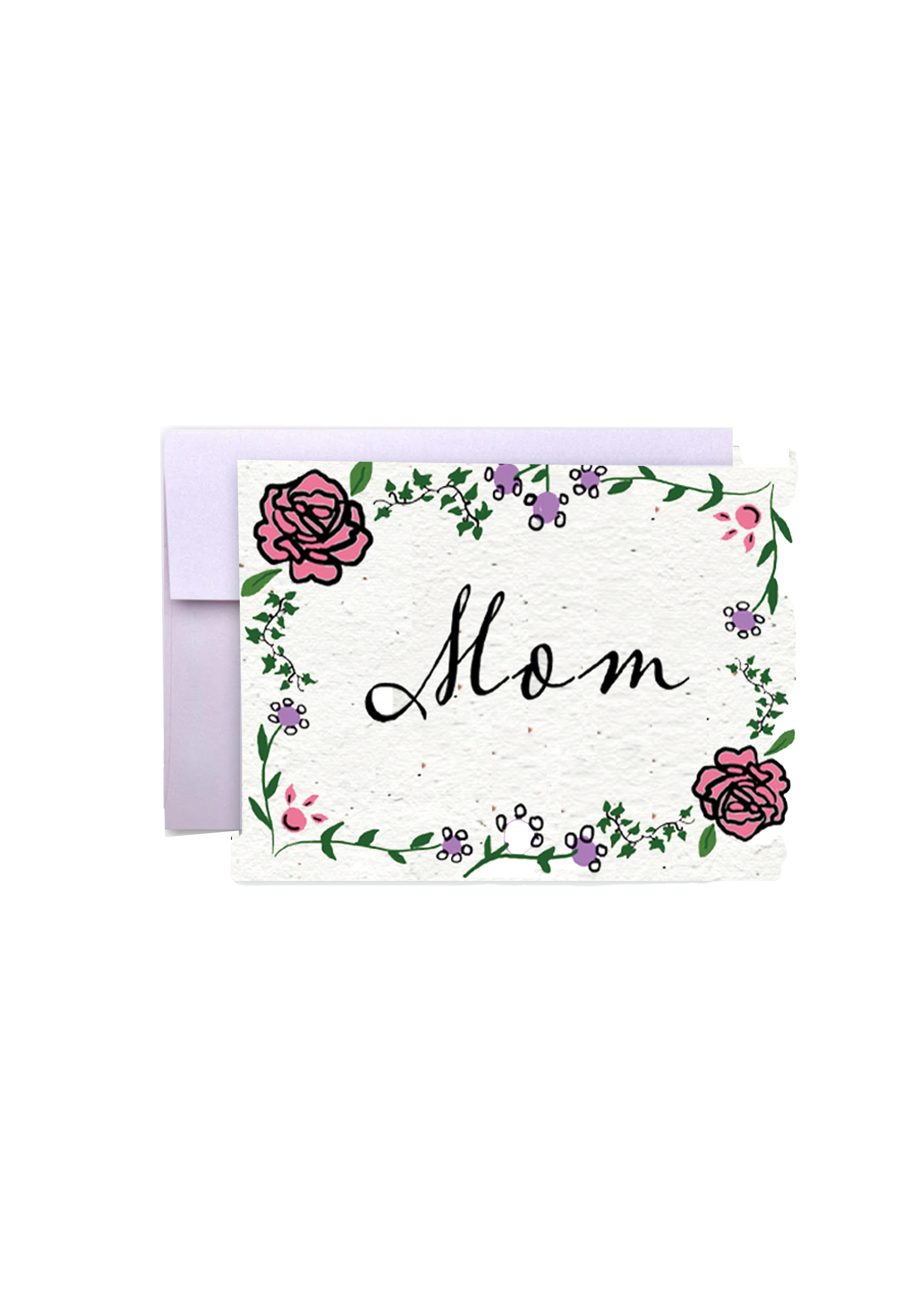 Roses For Mom Wildflower Seed Paper Mother's Day Card