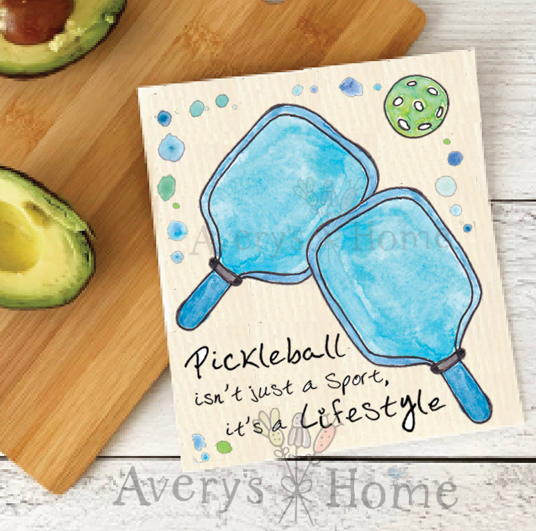 Pickleball Sport is a Lifestyle Swedish Dish Towel