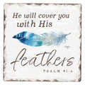He will cover you