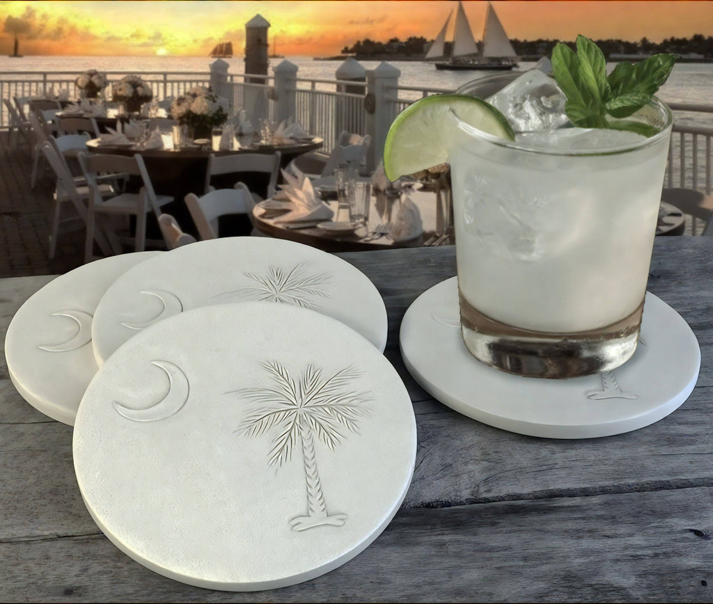 Palmetto And Moon Drink Coasters