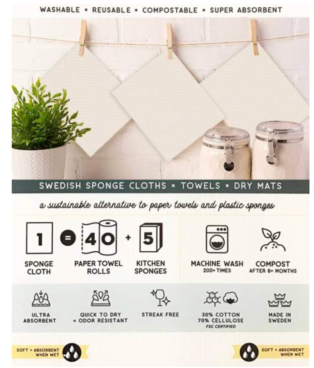 Cats are my Favorite Swedish Dishcloth