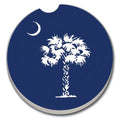 SC State Flag Stone Car Coaster