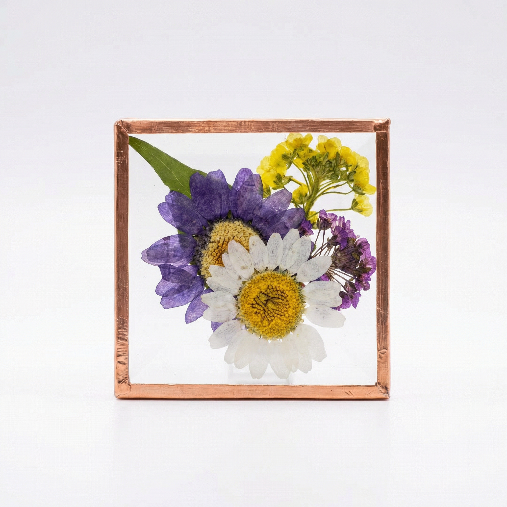 Beveled Glass Magnets - Real Pressed Flowers - Custom Magnet