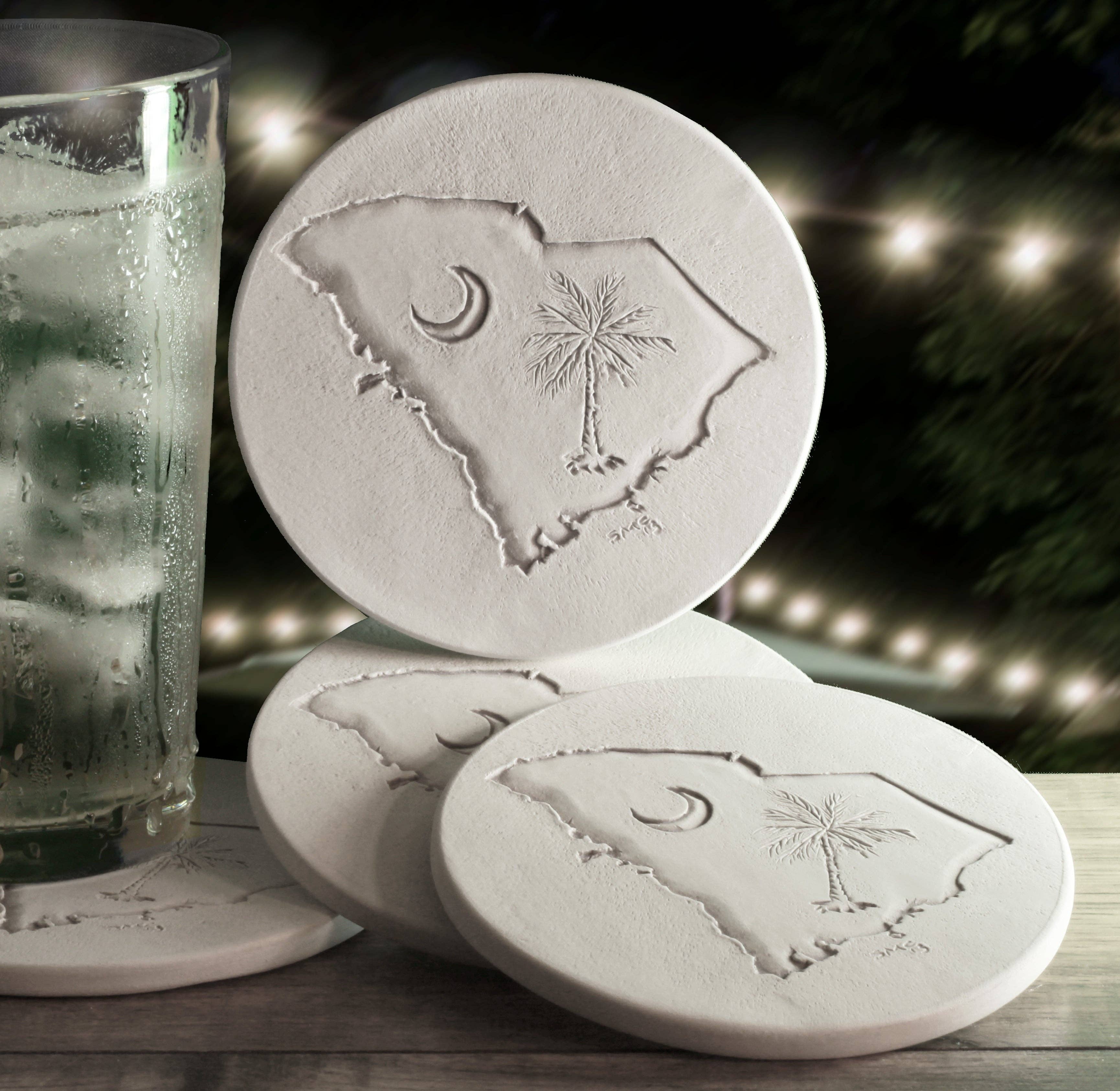 South Carolina Drink Coasters