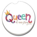Queen Of Everything Bulk Stone Car Coaster