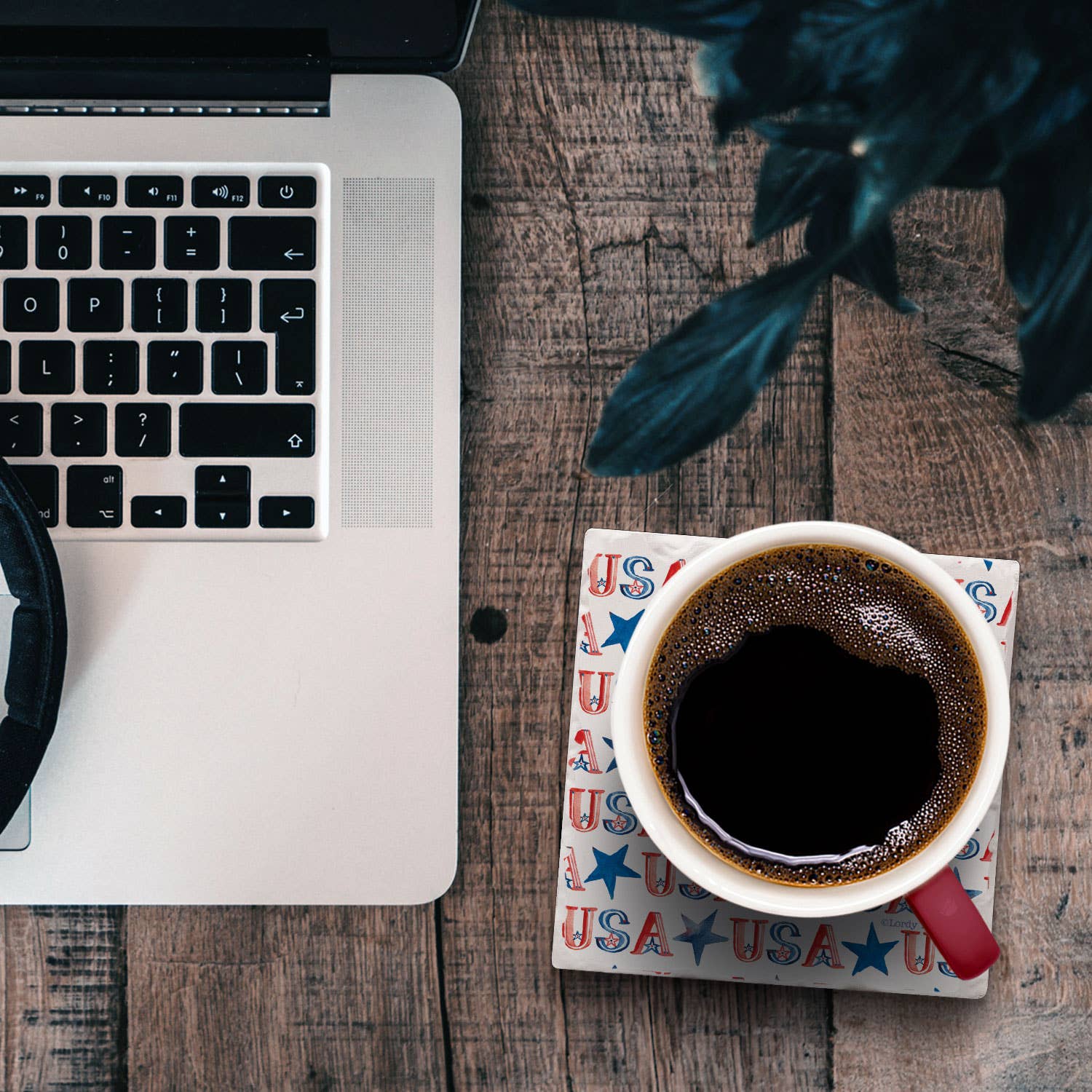 USA Single Absorbent Tumbled Tile Coaster