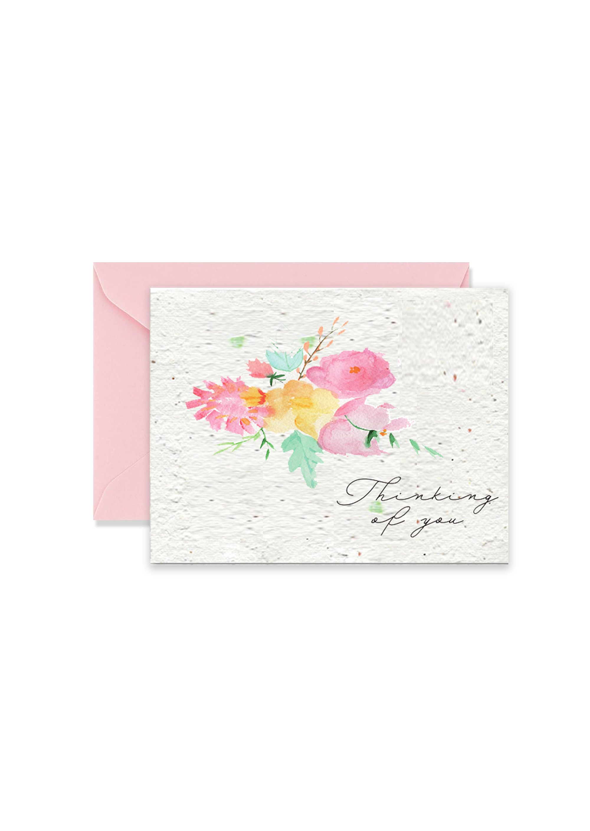 Thoughtful Wildflower Seed Paper Greeting Card