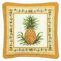 Single Spiced Mug Mat Gold Pineapple