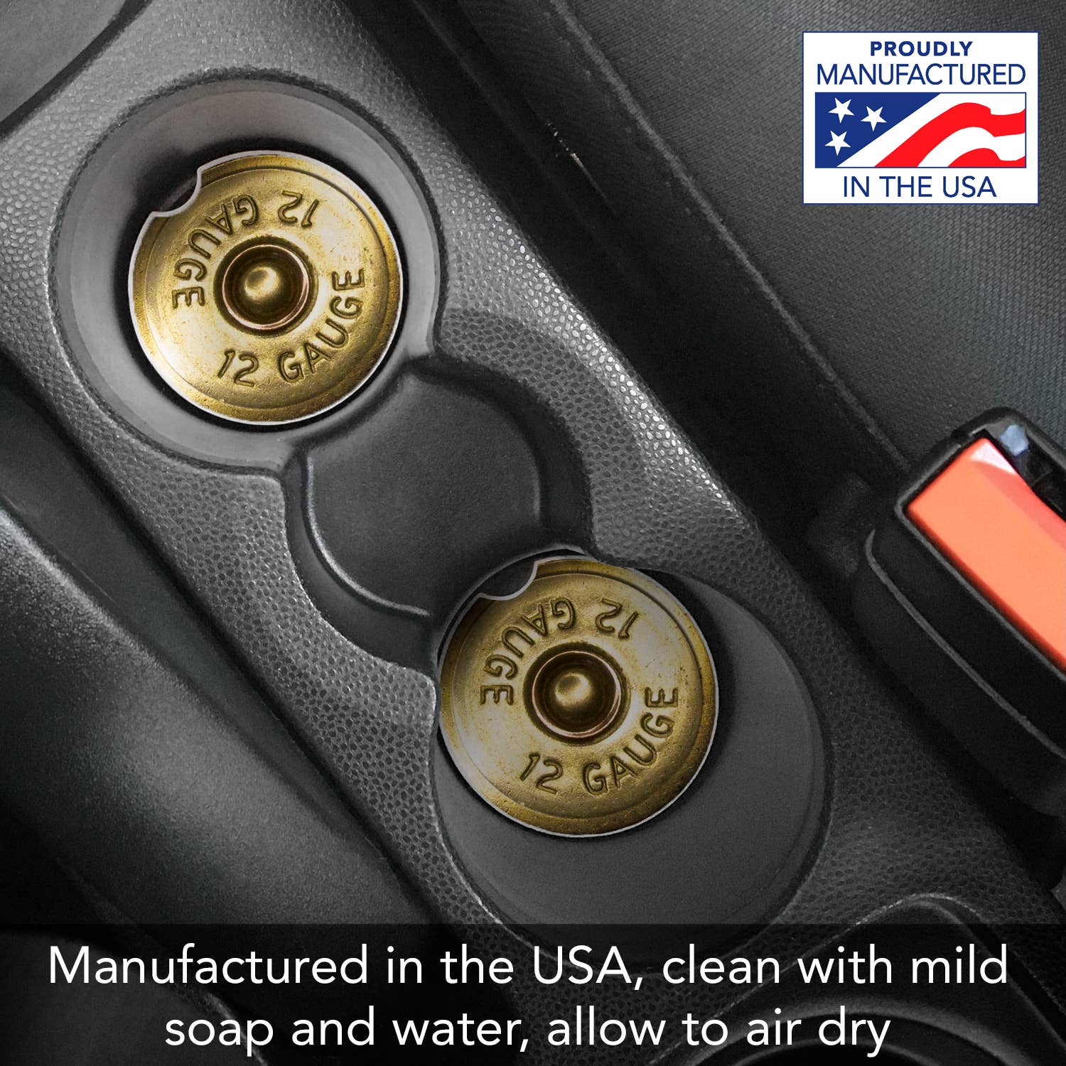 12 Gauge 2 Pack Absorbent Stone Car Coaster