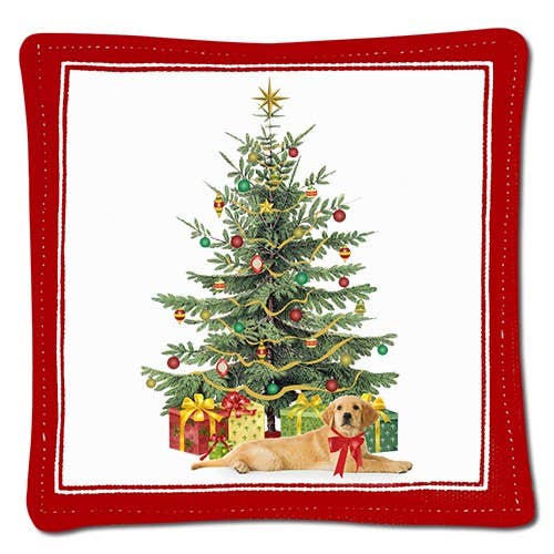 Single Spiced Mug Mat/Golden Christmas